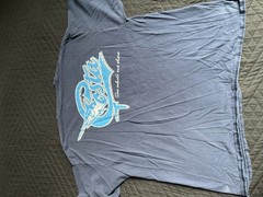 Costa Men’s L/XL Blue Graphic Logo Crew Neck Short Sleeve T-Shirt