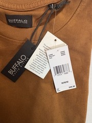 Buffalo David Button Sz Men’s Medium Bronze Kairos BPM14977