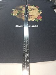Shawn Mendes Self Titled LP Art Medium Mens Black Graphic Logo Short Sleeve Tee