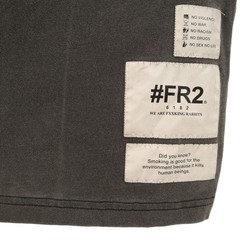 FR2 Back print angel Short sleeve T-shirt M Charcoal gray Men’s