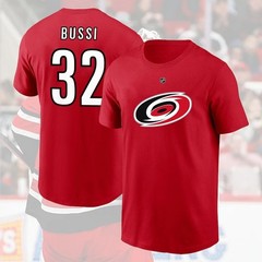 HOT! Brandon #32 Bussi Carolina Name & Number Player Fans Hurricane Gift