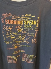 Burning Spear Seattle Fan Appreciation Tour T-Shirt Size XL 2022