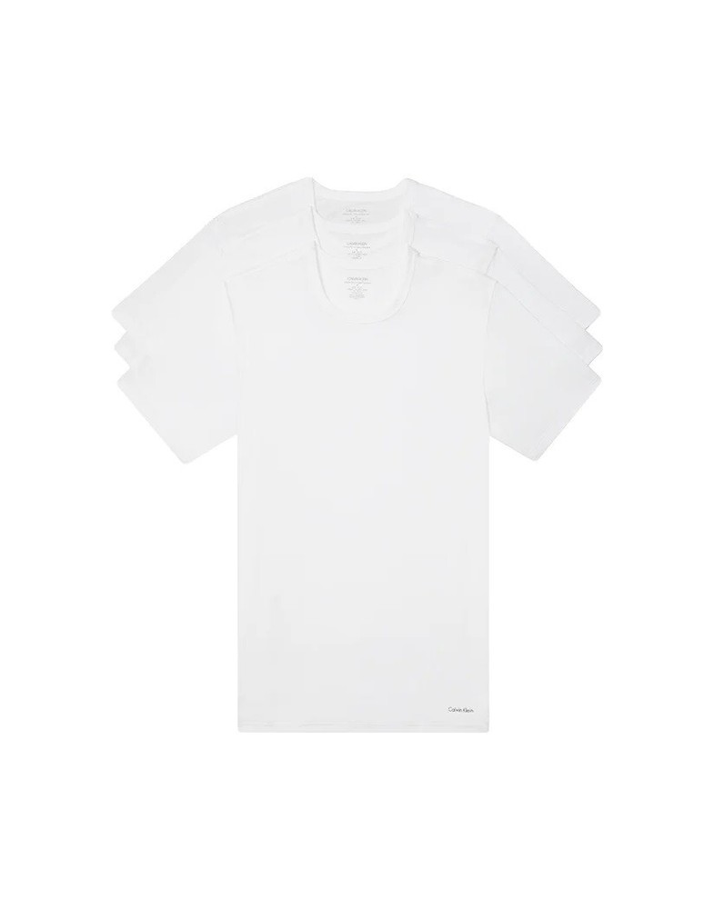 Calvin Klein Cotton Slim Fit 3-Pack Crewneck T-Shirt – NB4013