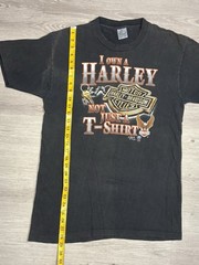 Vintage Harley Davidson Tee 3D Emblem 1988 Size M Motorcycle Biker Single Stitch