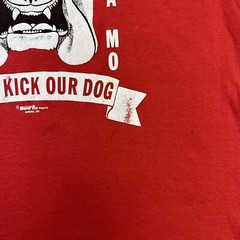 Vintage Shirt Mens XL Red White Aurora The Houns Dont Kick Our Dog Single Stitch