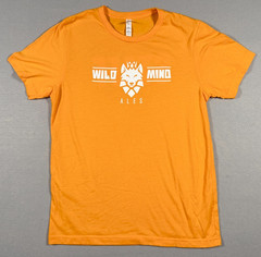 Wild Mind Ales Brewhouse Minneapolis Staff T-Shirt Orange Size L NEW
