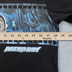 Astro Boy Baleno Graphic T-Shirt Mens S Small Black 2009 Anime Manga Film Strip