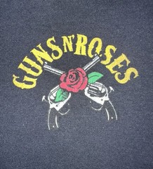 GUNS N ROSES T-SHIRT FALL 2019 TOUR Black Size Large