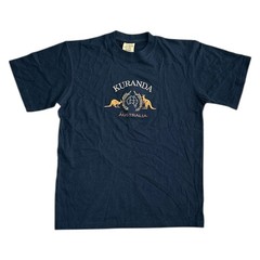 Sydnee Australia T-Shirt Kuranda Embroidered Y2K Black Mens Small