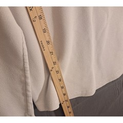 Volcom Stoned Waffle Long Sleeve Short Men’s Size Large White Comfy Warm