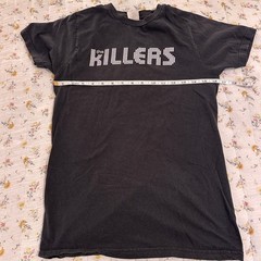 Vintage The Killers Graphic Tee Dots Logo Bay Island Sportswear 100% Cotton Band