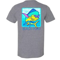 Black Pond Saltwater Series Men’s T-shirt Offshore Fishing Mahi Dorado Dolphin