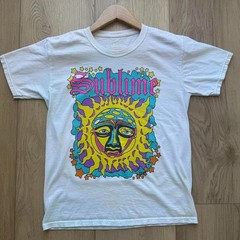 1991 Sublime White cotton T-shirt Short Sleeve ASL010 FREE SHIPPING
