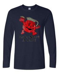 Let’s Start a Cult! – Adult Humor – Kool-Aid – Oh Yeah! – Unisex Long Sleeve Tee