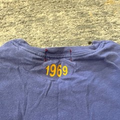 Vintage Gap 1969 Blue Crewneck Graphic T-Shirt