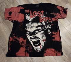 The Lost Boys Horror Movie Promo 2XL AOP Big Face Black Shirt Gothic Vampire