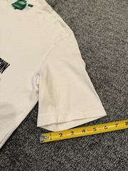 Lacoste Live x Chinatown Market Collab Croc T Shirt White Cotton Mens Size Small