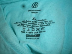 New Adult T-shirt Volkswagen XL Mint Color Official Licensed Beach Surfing (57)