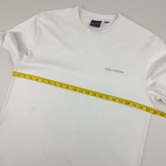 Daily Paper Shirt Mens Large White Cut And Sew Pattern Graphic Tee
