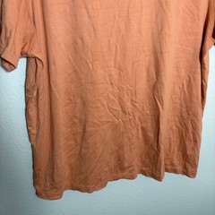 Murano Liquid Luxury T-Shirt Men’s XL Orange Short Sleeve Solid Casual Shirt