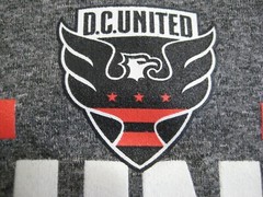 NWOT- MLS D.C. United TX3 WARM Gray Polyester T-Shirt Size Large- Ships FREE!