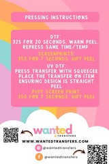 Floral Mama DTF Transfer Ready to Press Heat Transfer Mothers Day