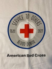 American Red Cross Service to Others Blood Donor XL T-Shirt – Blood Donation Tee