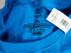 Volkswagen Bettle VW Oh Happy Day Dog Officially Licensed T-Shirt XXL 2XL