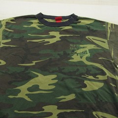 Vintage Mossimo Shirt Mens Small Green Camo Casual Short Sleeve Cotton