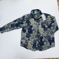 JEANS Mens Fashion Wear 3XL Teddy Bear Shirt Jacquard Fabric New with tags