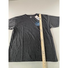 NWT Coastal Swell Charcoal Gray Lightweight Cotton‑Blend T‑Shirt Size XL