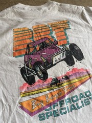 Vintage 90s Sof Tee Big Boys Toys Offroad Specialists Graphic T-Shirt White L