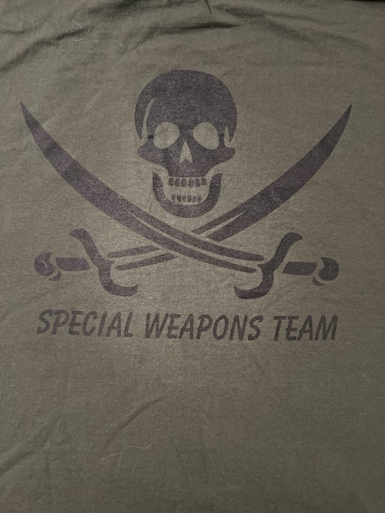 NEW Spikes Tactical Medium T Shirt OD Green Special Weapons Team