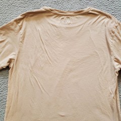 David Bowie Shirt Mens Small Tan Pink Pop Rock Band Music Concert Lets Dance