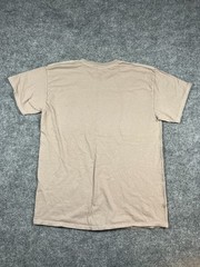 Nirvana Band T Shirt Mens Medium Beige Cotton Happy Face Graphic Everyday Wear