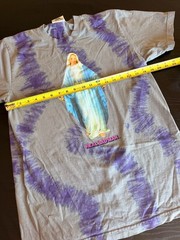 Real Bad Man Watch Seller Virgin Mary Tie Dye T-Shirt