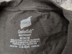 Hanes Heavyweight Mens 100% Cotton ComfortSoft T-Shirt Crew Neck – MED