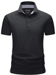 Men’s Casual Cotton Polo Shirts Short Sleeve Golf Sport Quick Dry Summer T-shirt