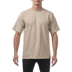 Pro Club Men’s Heavyweight Cotton Short Sleeve Crew Neck T-Shirt