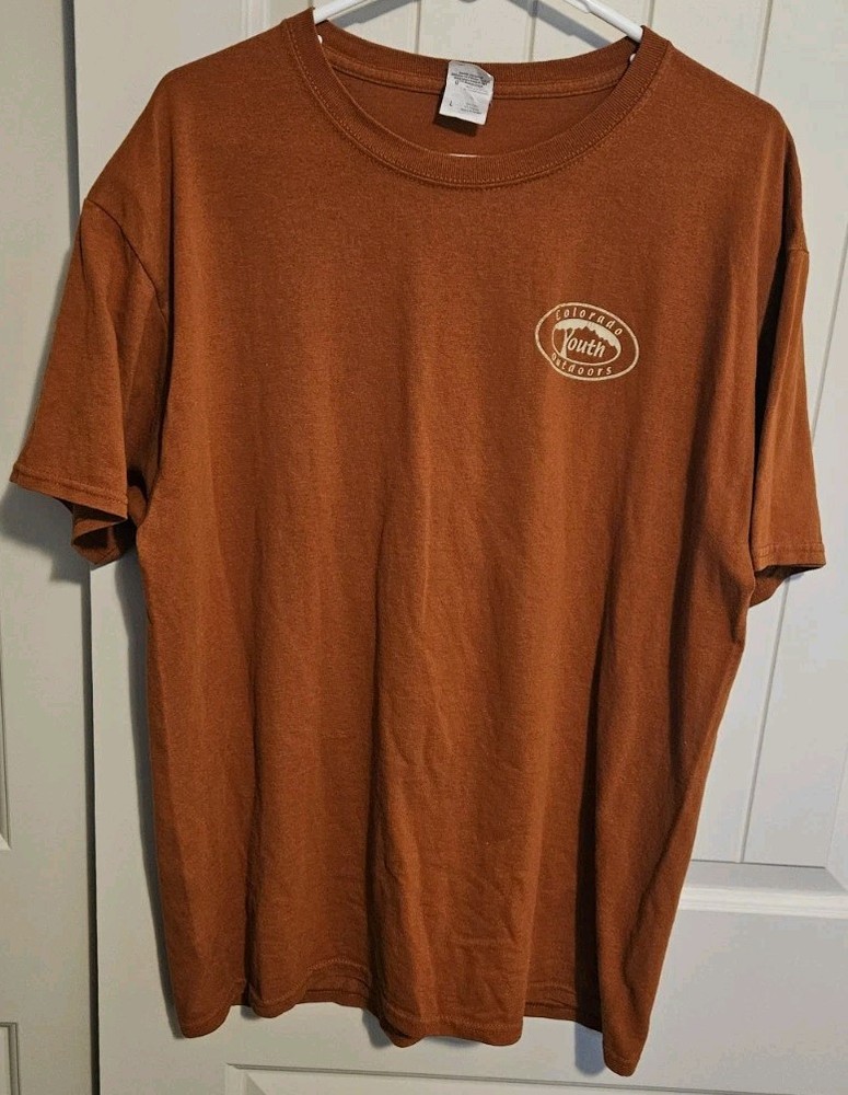 Colorado Youth Outdoors T-shirt Men’s Size Large Orange