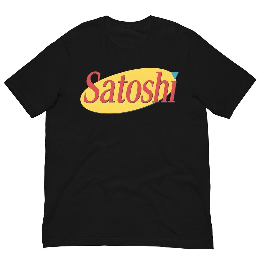 Bitcoin Satoshi Nakamoto Seinfeld Unisex t-shirt