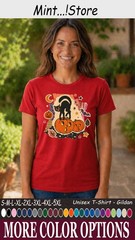 Cat Black Pumpkin Shirt, Cute Halloween Cat Lover Graphic Tee