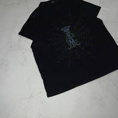 Christian Audigier T-shirt vintage Rhinestones print Ed hardy type y2k Size XL