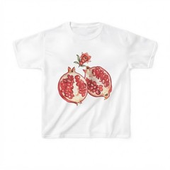 Pomegranate Preppy Summer Gift For Friends White T-Shirt