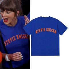 Stevie Knicks Shirt 2026 Game 4 Orange Text Royal Blue Graphic Men Women Tee