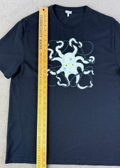 Authentic LOEWE Suna Fujita x LOEWE Octopus Embroidered Relaxed-Fit T-Shirt Sz L
