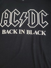 NWT AC/ DC Back In Black Men’s 3xl Black T-shirt Crew Neck Short Sleeve