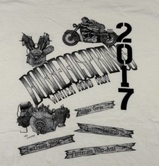 SoCal AMCA Winter Road Run 2017 Borrego Springs Motorcycle T-Shirt Men’s