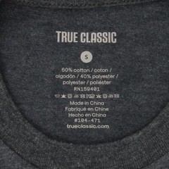 True Classic Men’s Shirt, Long Sleeve Classic Ribbed Crew Neck, MSRP $35