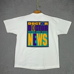 Vintage Film Crew Shirt Adult XL White TV Doctor News Anvil Cotton Deluxe USA